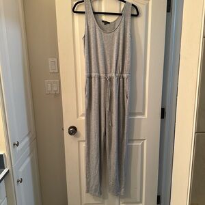 Gray Sleeveless Jumpsuit